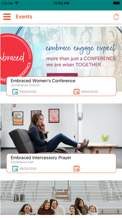 Embraced Women's Ministry Screenshot