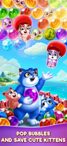 Game screenshot Cat Pop Island: Bubble Shooter mod apk