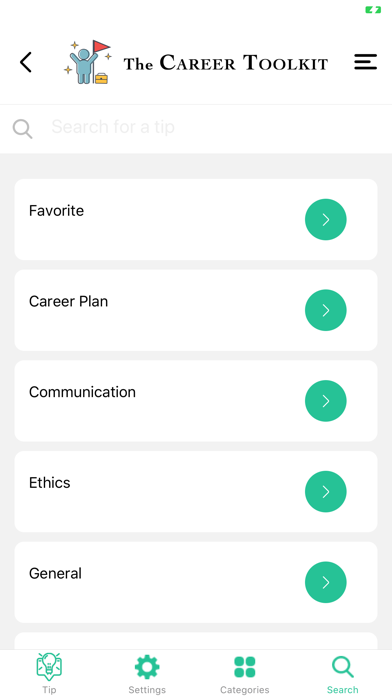 The Career Toolkit App Screenshot