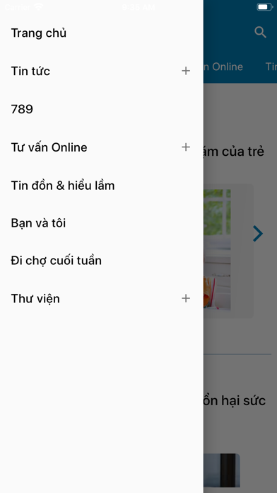 Dân số & Gia đình Screenshot