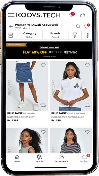 Koovs Easy App Screenshot
