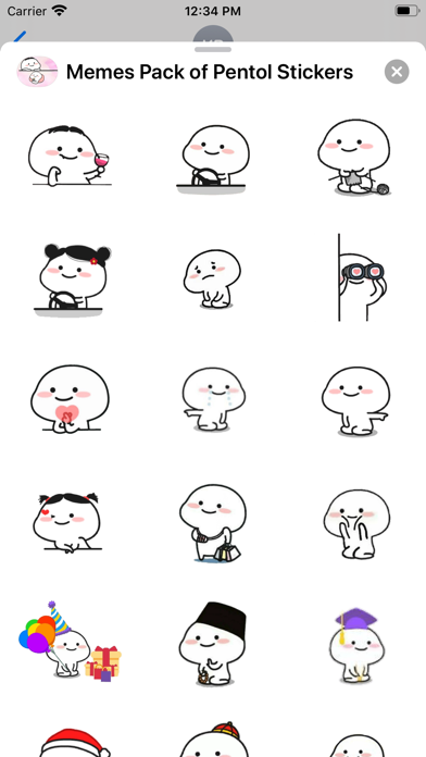 Memes Pack of Pentol Stickers Screenshot