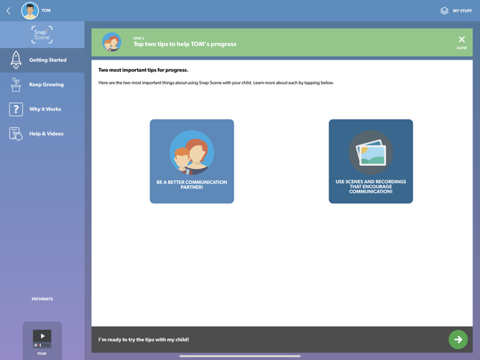 Pathways for Snap Scene