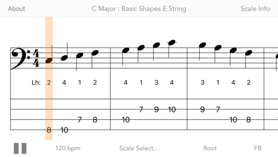 Scales For Bass Guitar Screenshot