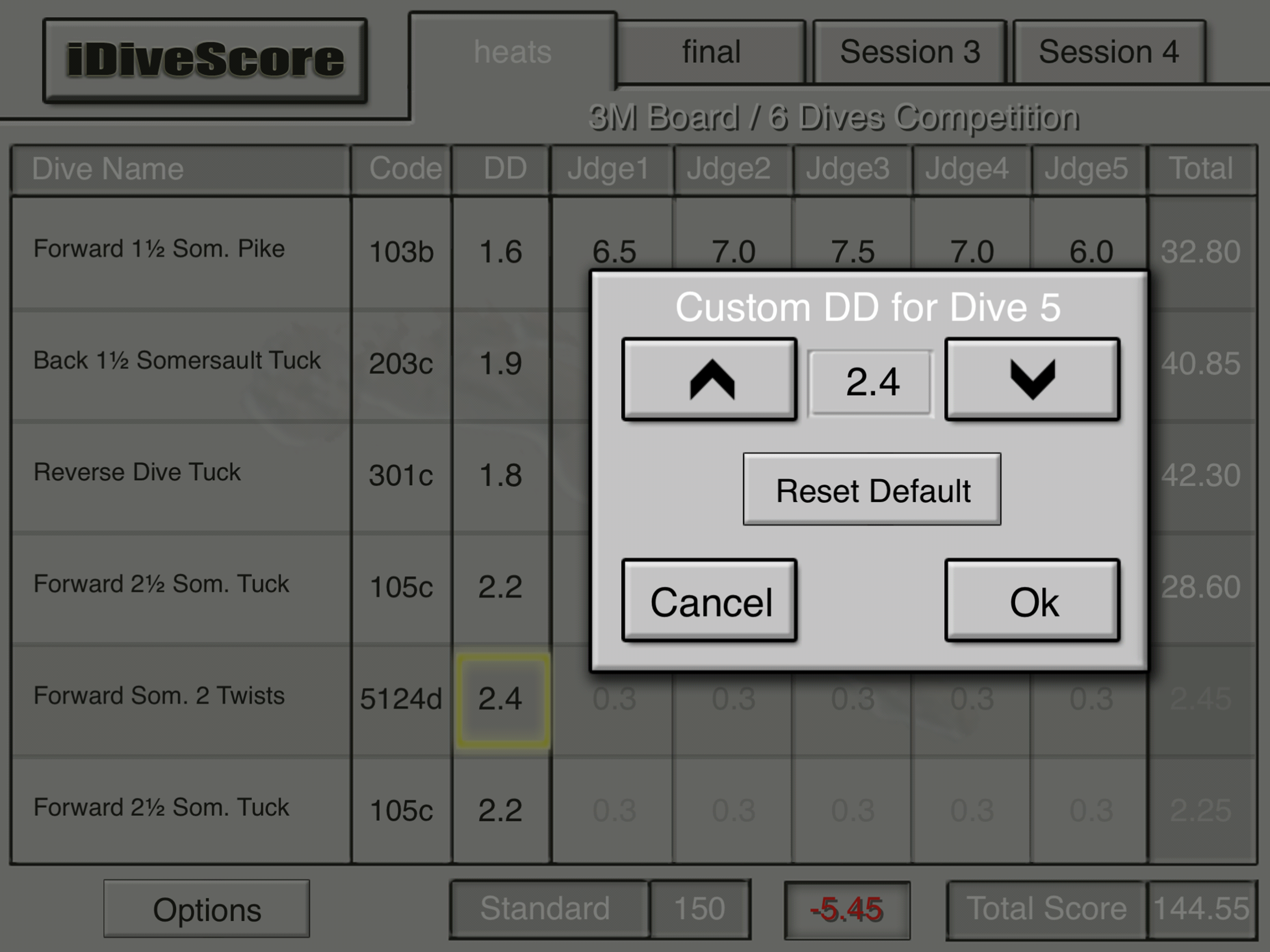 iDiveScore screenshot 11