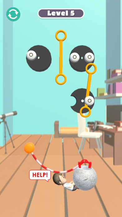 Pull Him Out - The Rope Hero Screenshot