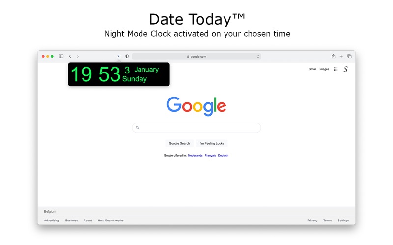 How to cancel & delete date today for safari 4