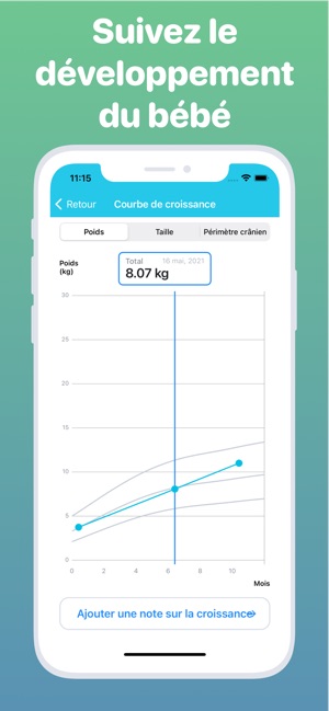 Courbe Croissance Bebe Allaite Dans L App Store Courbe Croissance Bebe Allaite Dans L App Store