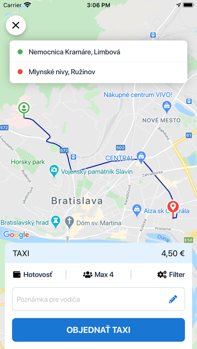 POME TAXI Slovensko Screenshot