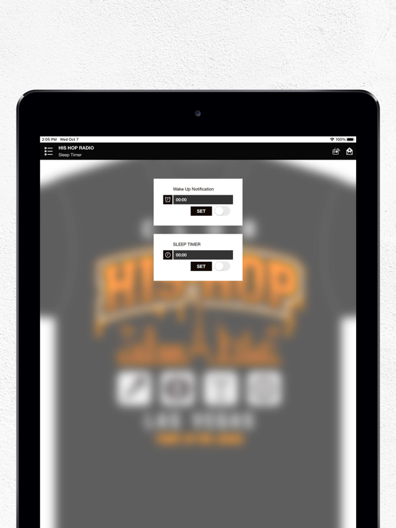 HIS HOP RADIO iPad screenshot 7 - Music app
