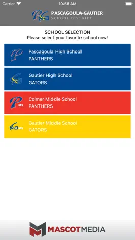 Game screenshot Pascagoula Gautier Athletics apk