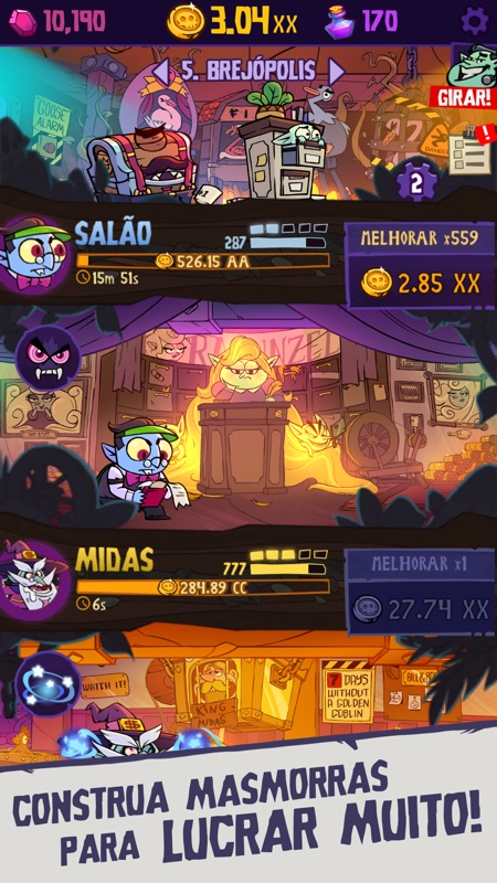 Dungeon, Inc.: Clicker Ocioso screenshot 1