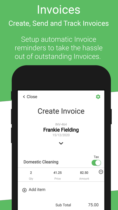 SPARK Invoicing Screenshot