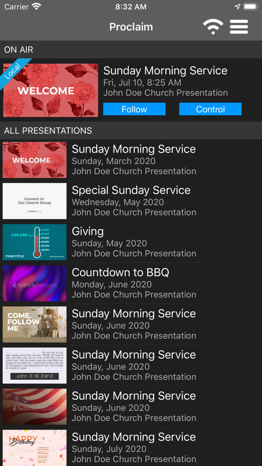 #1. Proclaim Remote (iOS) By: Faithlife Corporation