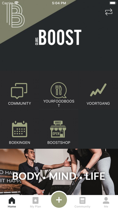 BOOSTClubs Screenshot
