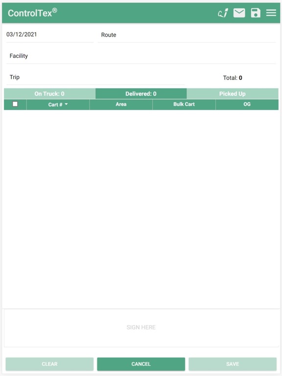 Screenshot #6 pour ControlTex® Transportation