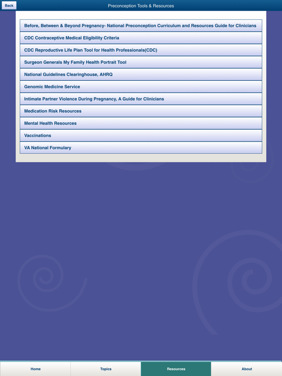 Screenshot #5 pour Preconception Care App