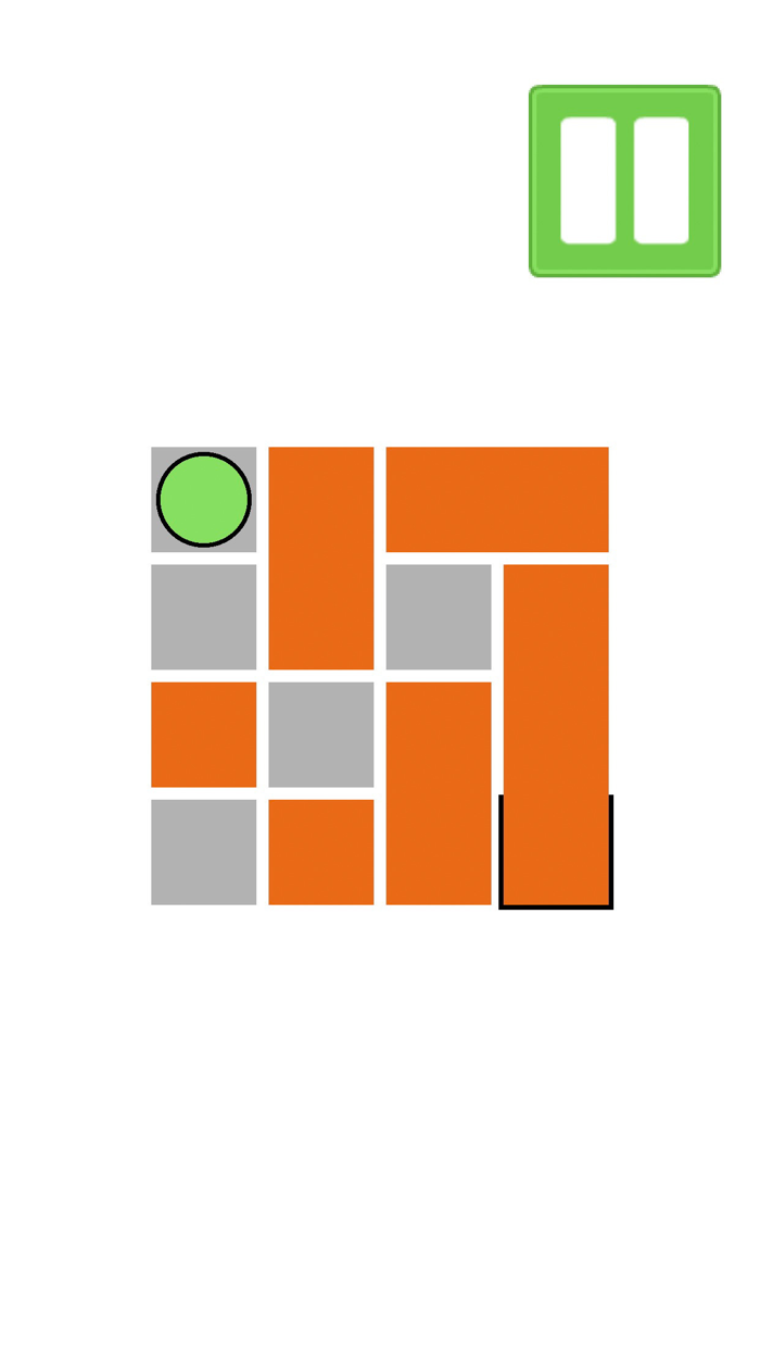 Move the circle  slide puzzle