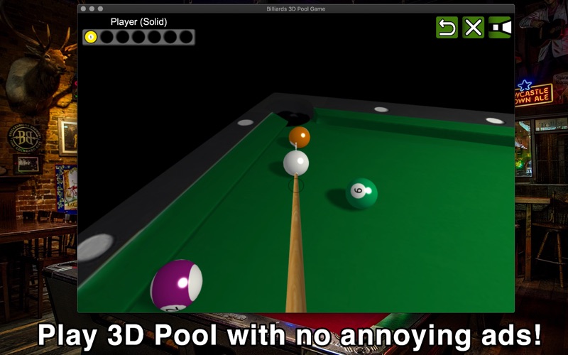 Screenshot #1 pour Billiards 3D Pool Game