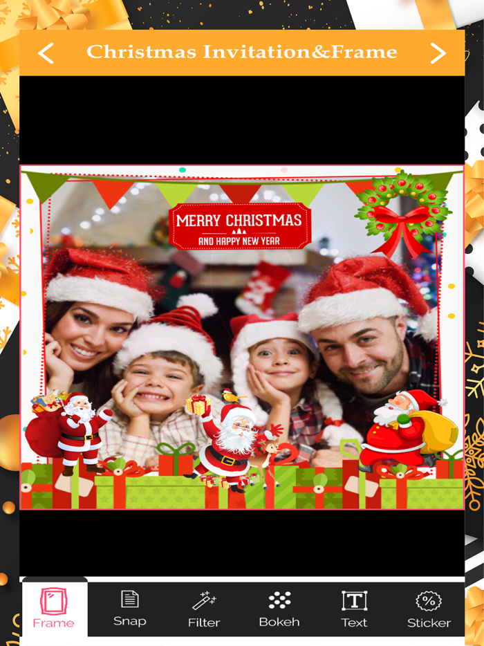 Christmas Invitation and Frame