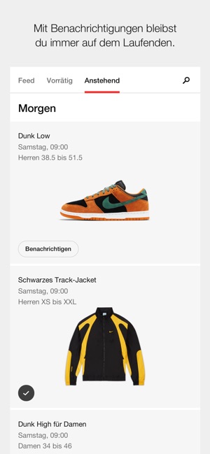 Nike SNKRS: Sneaker Release im App Store