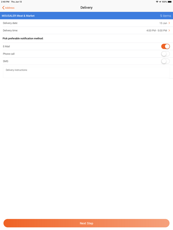 Mousaler Market iPad screenshot 7 - Food & Drink app