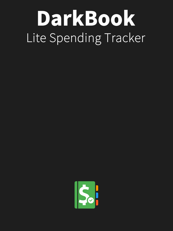 Screenshot #4 pour DarkBook:Lite Spending Tracker