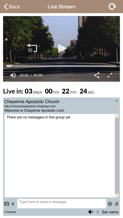 Cheyenne Apostolic Church Screenshot