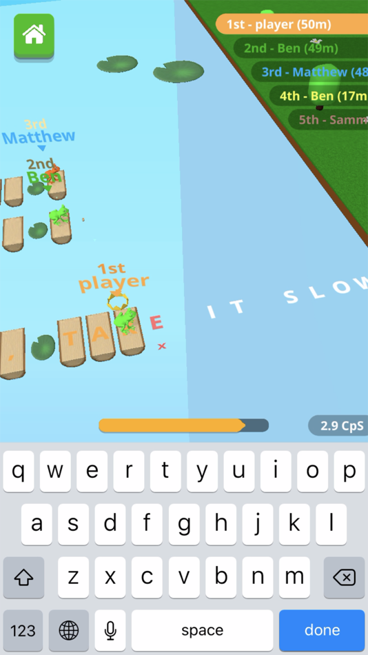 #3. Type Run - Frog Choir (iOS) 由: Ngan Do