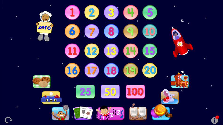 #1. Starfall Numbers (iOS) 由: Starfall Education Foundation