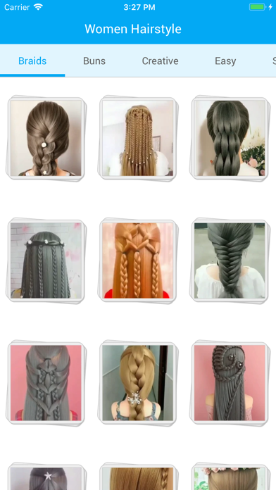 Screenshot #1 pour Women Hairstyle Tutorial