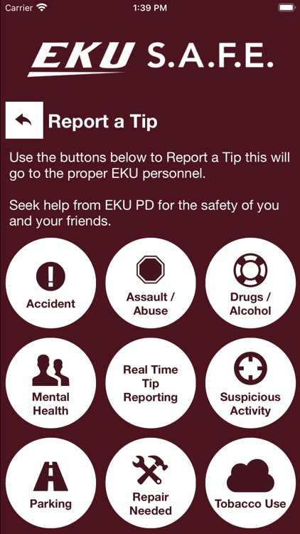 S.A.F.E. - Safety App for EKU screenshot-5