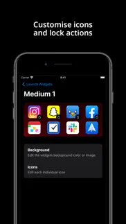 launch widgets iphone screenshot 2