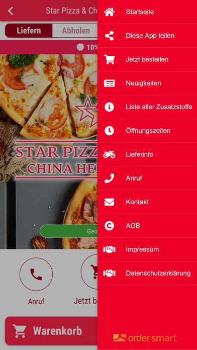 Star Pizza & China Heimservice Screenshot
