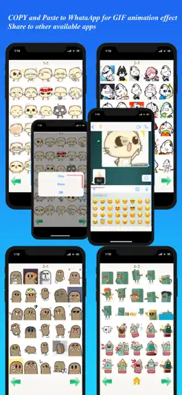 Game screenshot Gif Stickers for all Messenger apk