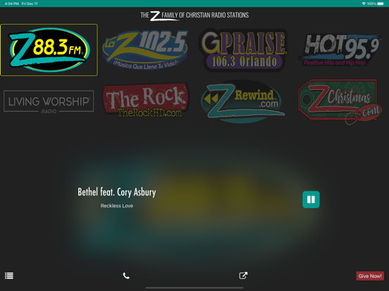 Screenshot #4 pour Z88.3 Radio
