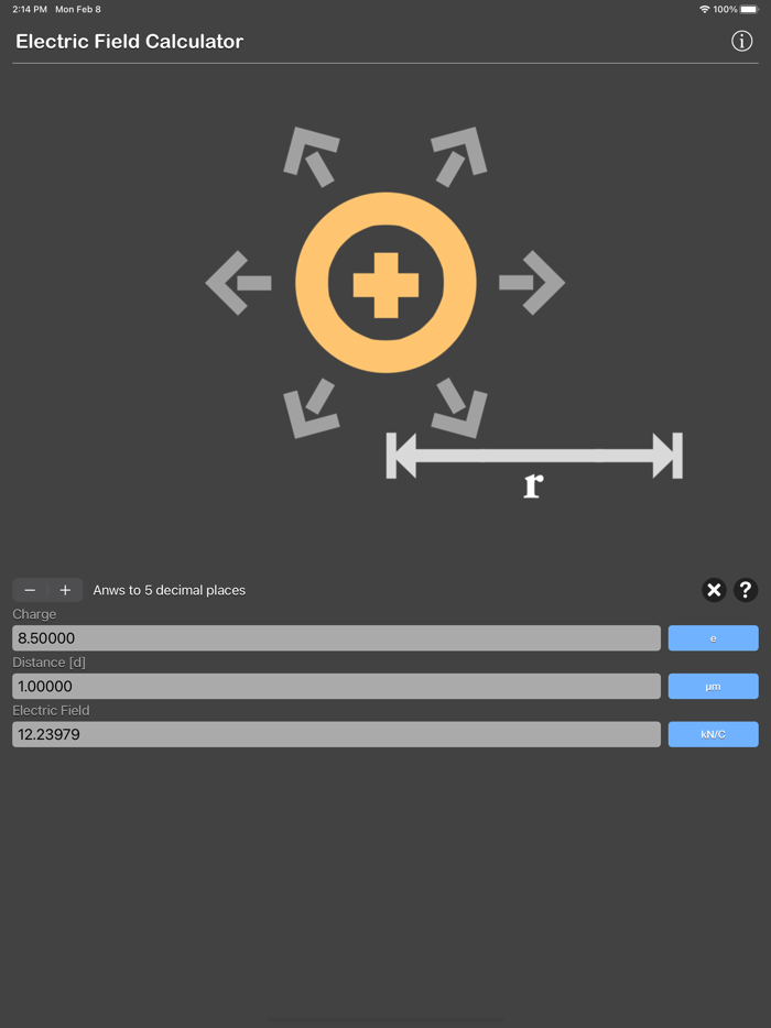 Electric Field Calculator