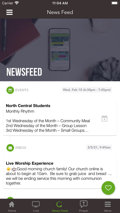 North Central Church Screenshot