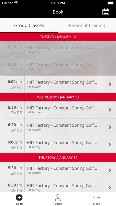 Express Fitness Screenshot