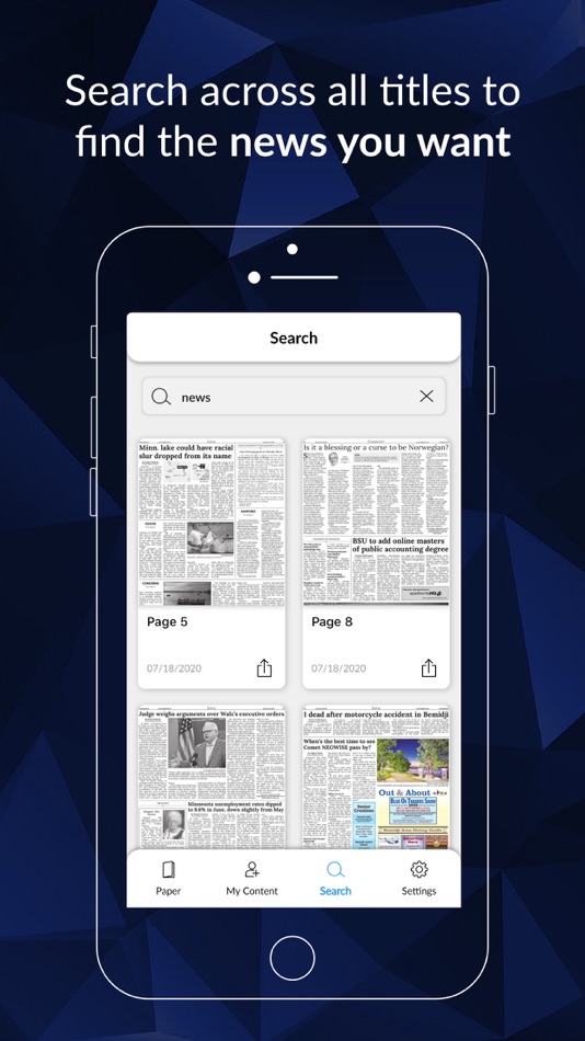 #4. Bemidji Pioneer E-paper (iOS) By: Forum Communications Company
