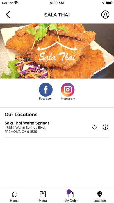 Sala Thai Restaurant Screenshot