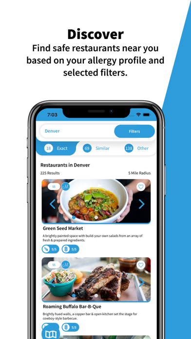 Food Allergy Dining: MacroMenu Screenshot