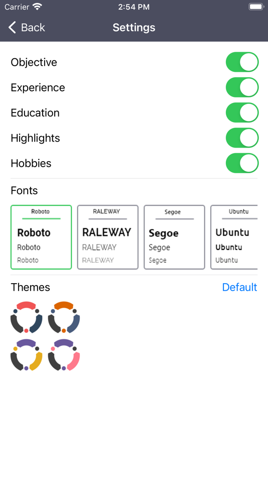 #3. Professional CV Maker (iOS) Podle: waqas mehmood