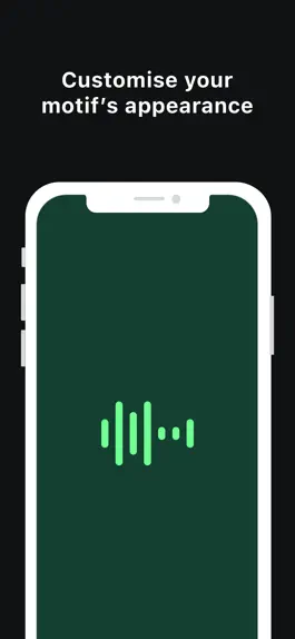 Game screenshot Motif - music to video apk