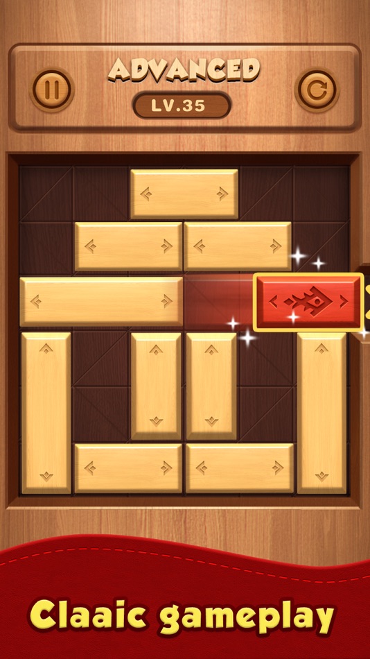 #6. Wood Puzzle: Clear Block Maze (iOS) 由: 永兴 杨