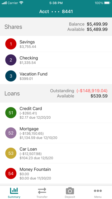 Cal State LA FCU Screenshot