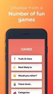 truth or dare - party games iphone screenshot 1