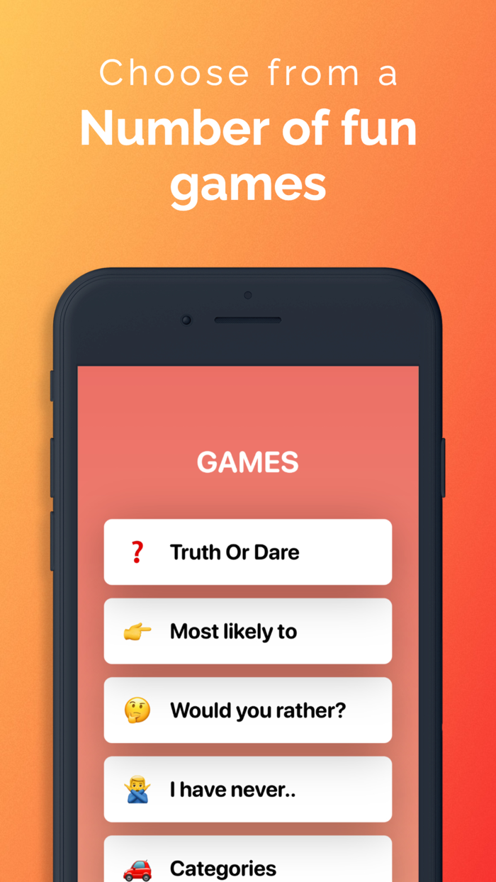 Truth or dare - Party Games