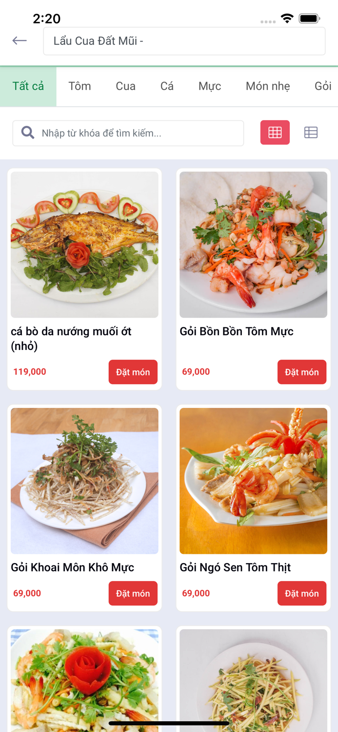 Lẩu Cua Đất Mũi