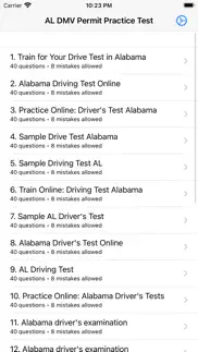 dmv permit practice test ゜ iphone screenshot 1